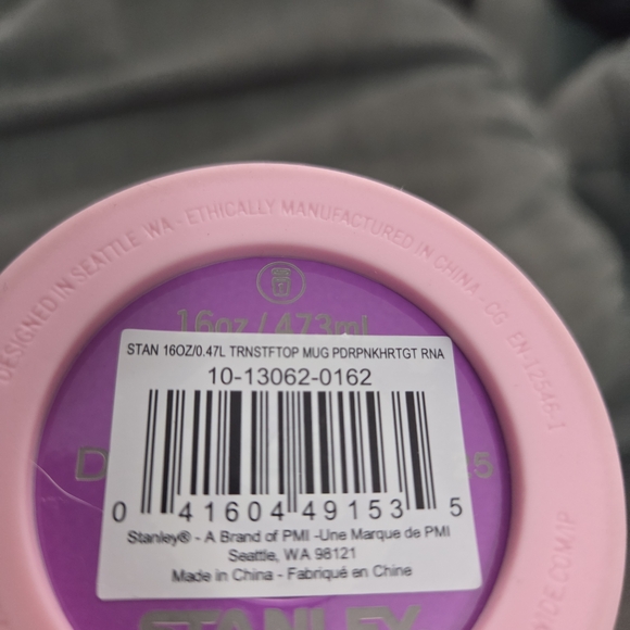 Stanley Pink Heart Fliptop Mug 16 Oz - Picture 3 of 4